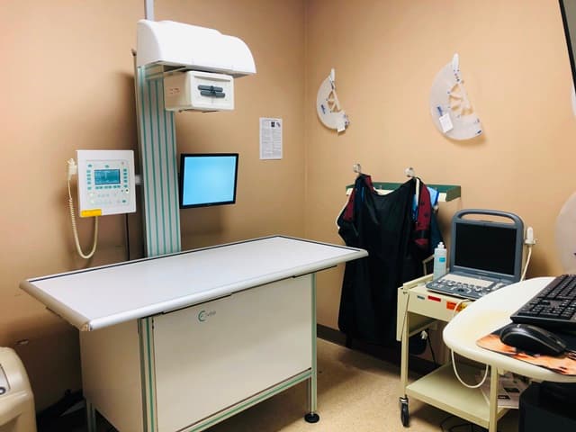 X-ray and ultrasound